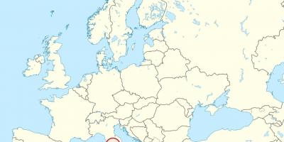 Χάρτης της πόλης του Βατικανού ευρώπη