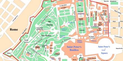 Πόλη του βατικανού πολιτικό χάρτη